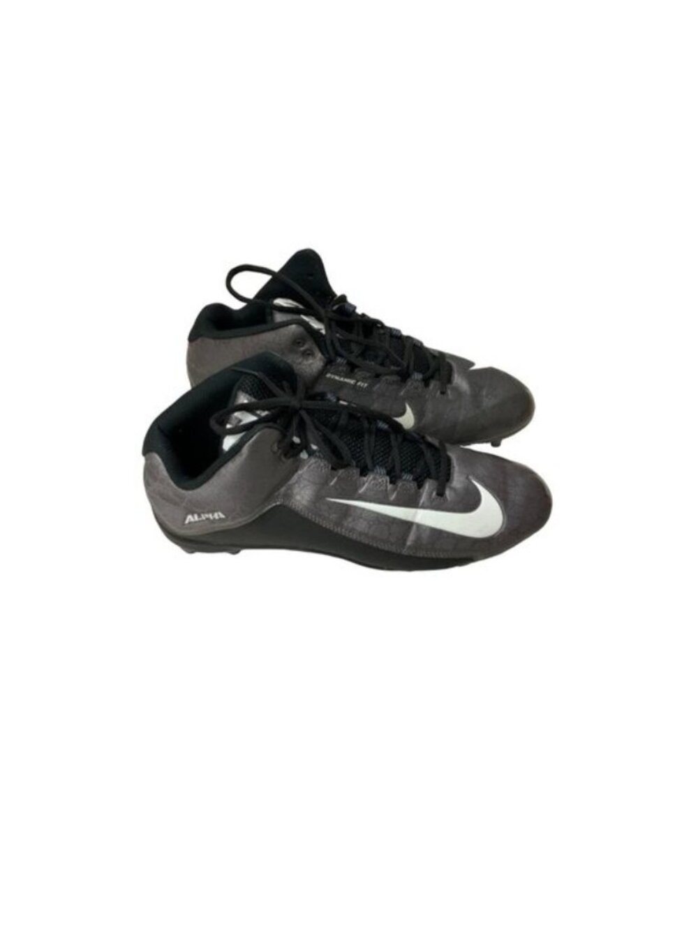 Nike Alpha Strike 2 3/4 TD Charcoal Black Football Cleats